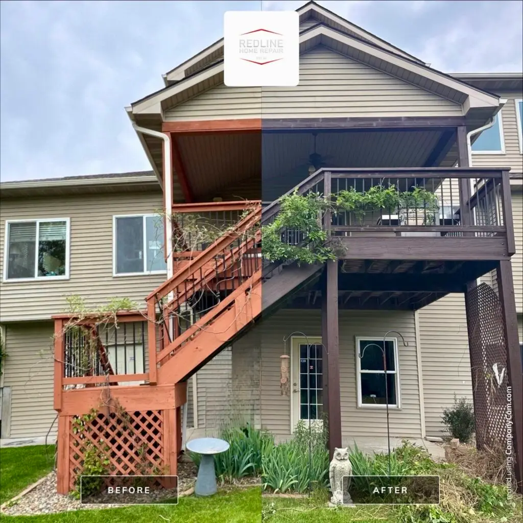 Deck Staining Coralville — deck restaining